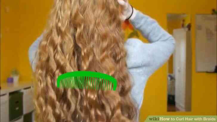 Image intitulée Friser les Cheveux avec des Tresses à l